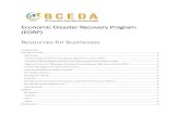 Economic Disaster Recovery Program (EDRP) …...Billing & Inquiries 1-888-224-2710 Electricity Electricity Emergencies or Power Outages 1-866-436-7847 Billing & Inquiries 1-866-436-7847