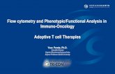 Flow cytometry and Phenotypic/Functional Analysis in Immuno … · 2020-06-10 · Outline • Flow Cytometry Platform Overview • Backround on Adoptive Cell Therapy and T cell Retargeting