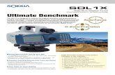 High-End Digital Level Ultimate Benchmark · 2015-04-08 · The SDL1X sets the ultimate benchmark for the precision digital levels. View Finder for Quick Sighting Innovative View
