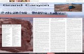 Starring in Mother nature’S ShowrooM Grand Canyon · aboard the Grand Canyon Railway – a vintage train that runs from Williams, Ariz. to Grand Canyon National Park. The Grand