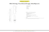 Writing Technology Ballpen - ONLINE Schreibgeräte · 2016-09-15 · Writing Technology Ballpen Ballpens with twist operation - one direction activation left-right - rotating/twist