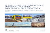 RHODE ISLAND RENEWABLE THERMAL MARKET …...Resources, National Grid, and Rhode Island Department of Labor and Training for reviewing the report, and William Sloan (Meister Consultants