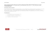 Trusted 20 Channel Isolated AI/DI FTA External Powered · 2017-02-06 · The Trusted 20 Channel Isolated AI/DI FTA (T8834) is designed to be mounted on either of the TS32 or TS35