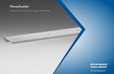 Thresholds - ASSA ABLOY Door Security Solutions · - Thresholds will have separate sections to allow access to the closer ... ASSA ABLOY Door Security Solutions Canada 160 Four Valley