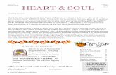 October 2016 Volume M, Issue 10 HEART & SOULOct 02, 2014  · To Live, Love, Think and Act Like Jesus Page 6 HARTVILLE HUR H OF THE RETHREN Phone: 330-877-9480 Fax: 330-877-7838 Email: