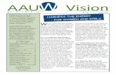 Vision - AAUW of Virginia...gender identity, geographical location, national origin, race, religious beliefs, sexual orienta-tion, and socioeconomic status. A Publication of AAUW of