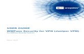 USER GUIDE WWPass Security for VPN (Juniper VPN)...Certificate Authority A Certificate Authority (CA) is needed to issue a Trusted Client CA certificate (root certificate) and client-side