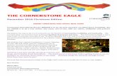 THE CORNERSTONE EAGLE · THE CORNERSTONE EAGLE December 2016 Christmas Edition MERRY CHRISTMAS AND HAPPY NEW YEAR! Cornerstone International Group’s MISSION is to be the best executive