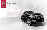 2014 ALTMI A SEDAN - Dealer.com US...2014 ALTMI A ® SEDAN WELCOME TO THE 2014 NISSAN ALTIMA® SEDAN DIGITAL BROCHURE Full of images, feature stories, and all the specification and
