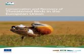 Conservation and Recovery of Threatened Birds in the ...€¦ · birds at levels determined by ecological, scientific and cultural needs, having regard also to economic and recreational