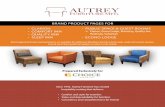AUTREY...AUTREY FURNITURE MFG. Since 1993, Autrey Furniture has created hospitality seating that delivers: ·Comfort and style for travelers ·Value and dependability for hoteliers