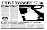 THE UBYSSEY - University of British Columbia Library · ’ THE UBYSSEY Referendum By Jennifer Lyall The Alma Mater Society ref- erendum on rec fac was improp- erly conducted and
