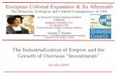 The Industrialization of Empire and the Growth of …ecoethics.net/YSOLI/201907-Colonialism/2019-Slides/...2019/07/24  · convert raw cotton into finished cloth in one process and