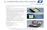 Portable Ultraschall-Durchflussmessung von Flüssigkeiten · 2018-09-12 · FLUXUS® F601 TSFLUXUS_F601V2-1-2DE_Leu, 2017-05-23 1 FLUXUS F601 am Tragegriff aufgestellt Messung mit