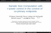 Sample Size Computation with r-power control in the context of …agarivie/Telecom/slidesMAS/... · 2014-08-30 · Sample Size Computation Step up methods The developed formula depends