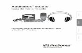 AudioBox Studiomedia.djmania.es/manuales/pdf/DebDIdFg9eW.pdf · presencia de instrucciones importantes de funcionamiento y mantenimiento (servicio) en este manual. El símbolo del