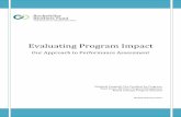 Evaluating Our Impact - Philanthropy for an Interdependent ...philanthropy, and a review of literature and activity in the field, the Impact Assessment Committee developed a set of