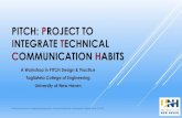 PITCH: PROJECT TO INTEGRATE TECHNICAL COMMUNICATION … · Organization! O1. Group and Order Information! O2. Use Forecast & Echo Structures! O3. Use Lists and Text Tables! O4. Design