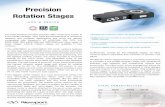 Precision Rotation Stages · (URS100B), IMS (URS100B and URS150B) and other series of linear stages. URS-B rotation stages are available in two versions: • The URS75BCC to URS150BCC