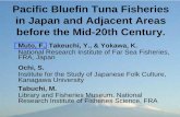 Pacific Bluefin Tuna Fisheries in Japan and Adjacent Areas before the Mid-20th Century · 2018-06-12 · Pacific Bluefin Tuna Fisheries in Japan and Adjacent Areas before the Mid-20th