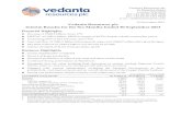 Vedanta Resources plc Interim Results for the Six Months ... ... Vedanta Resources plc Page 5 of 62 Interim Results For The Six Months Ended 30 September 2013 Performance Review Progress