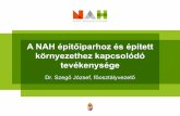 A NAH építőiparhoz és épített környezethez kapcsolódó … Jozsef_NAH.pdf · 2017-06-26 · 1989. szeptember 16. 3 év 1. VITUKI 2. ÉTI 3. ÉMI Egységes Magyar Minőségtanúsítási