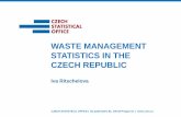 WASTE MANAGEMENT STATISTICS IN THE CZECH REPUBLIC€¦ · − data on waste generated by enterprises - (broke down by hazardous and other waste) − waste generated by municipalities