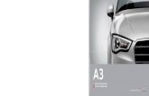 Equipaggiamenti Audi A3/A3 Sportback/S3/S3 Sportback€¦ · Equipaggiamenti Audi A3/A3 Sportback/S3/S3 Sportback Accendisigari e posacenere 110 Accesso facilitato 107 Accessori Originali