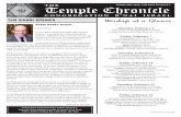 THE FEBRUARY 2020/ VOLUME 20 ISSUE 1 Temple Chronicle · 2020-02-11 · Announcements THE TEMPLE CHRONICLE FEBRUARY 2020 VOLUME 20 ISSUE 1 PAGE 2 The Rabbi Speaks continued... Worship