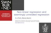 Non-linear regression and seemingly unrelated …...Non-linear regression 4 •There is a theoretical framework for this decomposition •“On-response amplitude” (b-waves) follows