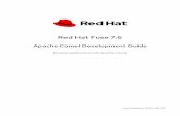 Red Hat Fuse 7 · 5/9/2020  · basic building blocks, enterprise integration patterns, basic syntax for routing expression and predicate languages, creating web services with the