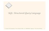 SQL: Structured Query Languagecatarci/ps_PDF_files/Cap4_1.pdfSQL: Structured Query Language T. Catarci, M. Scannapieco, Corso di Basi di Dati, A.A. 2008/2009, “Sapienza “ Università