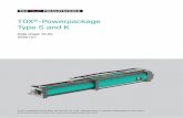 TOX -Powerpackage Type S and K · Type S and K. Data sheet 10.20 ... TB 10.20_202007.en. Version 030 Up to 498 kN press force Up to 200 mm total stroke Up to 12 mm power stroke Operating