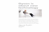 Dyson is about new technology - CMD Group · PDF file a hygienic hand dryer. It’s something no one else had ever done before. The result is NSF Protocol P335 – and the Dyson Airblade™