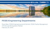 FESS Engineering Departments - INDICO-FNAL (Indico) · FESS assures integration of conventional facilities with the labs programmatic requirements and integrates the lab’s many