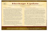 Heritage Update · 2018-04-26 · Your feedback is welcome! General Manager’s Update: With the arrival of spring the anticipation of the event season at Haney is building momentum.
