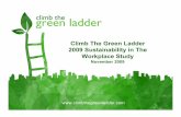 Climb The Green Ladder Survey Results Nov 2009 …...2 Study Details Thank you for taking the time to complete the Climb The Green Ladder survey.It’s purpose is to provide insights