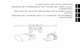 ENGLISH casquettes Manual de usuario del juego de bastidor … · 2020-04-29 · Cap Frame Set User Manual Manuel de l’utilisateur de l’unité de cadre pour casquettes Manual