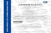 CERTIFICATO - pbmbatterychargers.com · certificato nr . 50 100 8998 - rev.004 si attesta che / this is to certify that il sistema di gestione ambientale di the environmental management