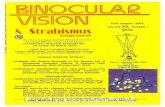 Binocular Vision & Strabismus Quarterly© · 2007-07-13 · Binocular Vision & A History of Binocular Vision Quarterly First Quarter of 2007 Strabismus Quarterly© Volume 22 (No.1):