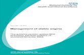 Management of stable angina - NHS Wales 3... · Stable angina is a chronic medical condition with a low but appreciable incidence of acute coronary events and increased mortality.