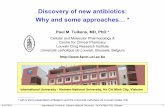 Discovery of new antibiotics: Why and some approaches…...9-10-2011 International University, Vietnam National University, Ho Chi Minh City, Vietnam 1 Discovery of new antibiotics: