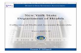 New York State Department of Health...The Department recovers accounts receivable by having providers issue checks or by using eMedNY to recover a percentage (usually 15 percent) from