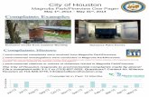 City of Houston Park...City of Houston Magnolia Park/Pineview One Pager May 1st, 2014 – May 31st, 2014 2 environmental complaints were received from Magnolia Park\ Pineview. 2 environmental