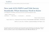 New 2016 ALTA/NSPS Land Title Survey Standards: What ...media.straffordpub.com/products/new-2016-alta-nsps... · 1/25/2016  · •Section 3 – Survey Standards & Standards of Care