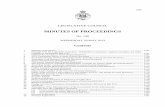 MINUTES OF PROCEEDINGS · 1765. LEGISLATIVE COUNCIL MINUTES OF PROCEEDINGS No. 148 . WEDNESDAY 29 MAY 2013 Contents . 1 Meeting of the House ..... 1767
