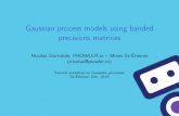 Gaussian process models using banded precisions matricestugaut.perso.math.cnrs.fr/pdf/workshop02/durrande.pdfGaussian process models using banded precisions matrices NicolasDurrande,PROWLER.io–MinesSt-Étienne