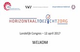 Presentatie ochtendprogramma plenair - Horizontaal Toezicht Zorg Presentatie ochtendprogramma plenair
