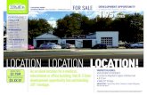 LOCATIONLOCATIONLOCATION!€¦ · 92 DANBURY ROAD, RIDGEFIELD, CT 06877 truecre.com. This excellent development opportunity is located along a busy main road, as portrayed above and