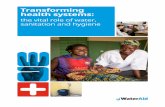 Transforming health systems - WaterAid · 2018-05-31 · health systems: the vital role of water, sanitation and hygiene. In 2015, WHO and UNICEF launched the first global report